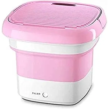 Generic Mini Travel & Trip Washer - Lightweight & Compact & Folds Easily - Front Load - Stainless Steel - Portable - 5kg Capacity - Multi Color - Energy Efficient
