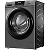 Haier 8 KG Front Loading Washing Machine, 525 mm Super Drum, BLDC Inverter Motor, Laser Welding, Steam, Silver, HW80-BP14929AS6