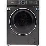 Midea Washing Machine Front Load,MF200W90B/TTC, 1400 RPM, Turbo wash, Steam, Inverter, Add Garment, Lunar dial 9 KG, Titanium Grey