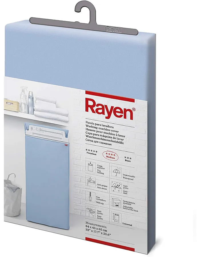 Rayen 2367.11 Medium Top Loading Washing Machine Cover, 84x45x65cm, Blue