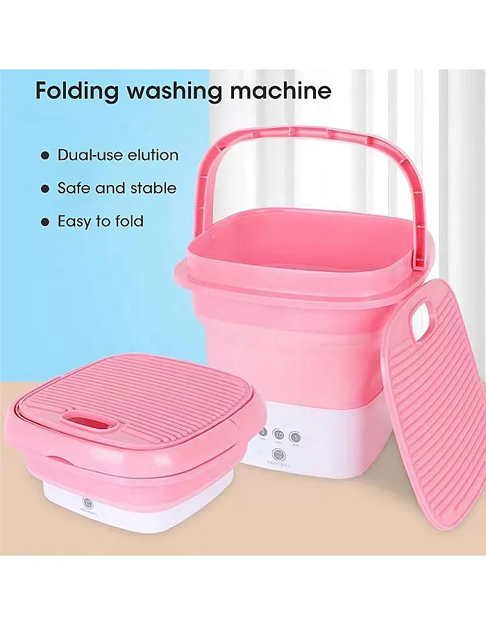 SAVING HOME Mini Foldable Washing Machine Folding Small Automatic Washing Machine With Touch Screen Portable Washing Machine Small Statur Big Intelligence