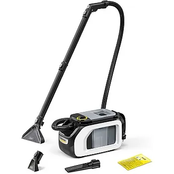 Karcher SE 3 Compact Home Floor Spray Extraction Cleaner – 500W - Deep Fibre Cleaning - 2-in-1 XXL Nozzle - Two-Tank System - Compact Design - 1.081-533.0