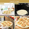 Steel Frame - Silicone Donut Mold Heat Resistant for Oven Microwave Use, 28cm Round Shape, Non-Stick Surface for Easy Cleaning, Professional Baking Accessory Exactly as Displayed in Product Images