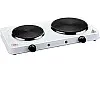 Akmy HP-001-D Electric Double Hot Plate, White