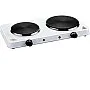 Akmy HP-001-D Electric Double Hot Plate, White