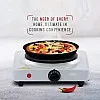 Kitchen Double Electric Hot Plate - Stainless Steel Cooking Surface - Temperature Control
