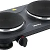 Mienta HP41225A Duetto Hot Plate, 2 Burners, 2500 Watt - Black