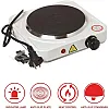 hot plate single burner hotplate cooking stove cooker heater for cooking, non-stick coating, overheat protection electric cooking (1000 W)