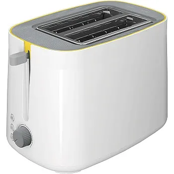 BEKO Toaster, 2 Slices, 7 manual Browning levels, 800 Watts, White - TAM 4220 W