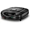 Black & Decker 1400W 3-in-1 4 Slice Sandwich & Waffle Maker with 180 Degree Grill Mode with Interchangeable Plate, TS4130-B5, 2 Years Warranty
