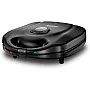 Black & Decker 1400W 3-in-1 4 Slice Sandwich & Waffle Maker with 180 Degree Grill Mode with Interchangeable Plate, TS4130-B5, 2 Years Warranty