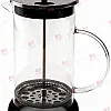 Borosilicate Glass French Press Coffee & Tea Maker - 350ml Durable, Heat-Resistant Glass with Stainless Steel Filter for Cafe-Style Brewing, Milk Frothing, Matcha.
