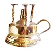 Copper Spartan for Making Coffee with Copper Handle and Lid, 3-Mounts