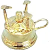 Copper Spartan for Making Coffee with Copper Handle and Lid, 3-Mounts