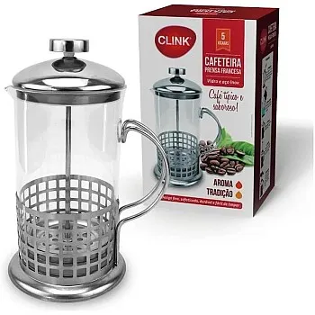 French Coffee Maker Pressure French Press Stainless Steel And Glass 600 Ml