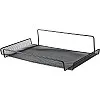 Cable Router Box Holder Space Saving Wall Shelf Router Cables Elegant Home Tech Shelf For Routers And Shelves For TV Boxes Provides An Elegant And Practical Solution To Keep The Ropes Hidden, BLACK