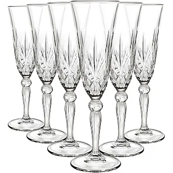 Melodia Set of 6 Flutes 160 ml