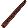 Mouth Woodwind Flute Wooden Traditional Hand Carved, Great Sound Indian Musical Instrument Brown Color 13 Inch