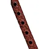 Mouth Woodwind Flute Wooden Traditional Hand Carved, Great Sound Indian Musical Instrument Brown Color 13 Inch
