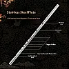 MySouq Store | 304 Stainless Steel Transverse Flute, Classical Chinese Style, 47cm, Beginner and Professional, Rust-Proof