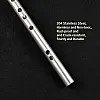 MySouq Store | 304 Stainless Steel Transverse Flute, Classical Chinese Style, 47cm, Beginner and Professional, Rust-Proof
