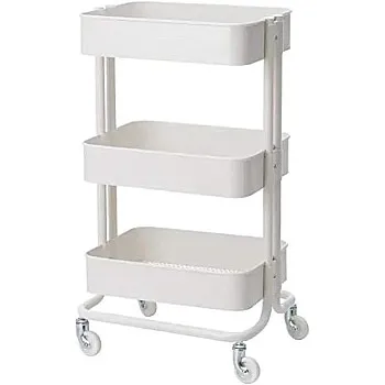 IKEA Raskog Utility Cart - White, 203.829.32