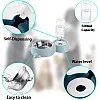 Double Bowl for Pets, Dog Cat Feeder Automatic Pet Feeder and Water Dispenser, Bowl for Eating with Water Bottle Water Dispenser, for Pets, Dogs, Cats (B)
