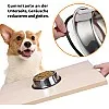 Stainless Steel Animal Feeder - Multi-Purpose Pet Dish for Food and Water, Anti-Slip, Compact Design for Pets, Easy to Maintain, Suitable for Indoor and Outdoor Use (single-eye stainless dish)