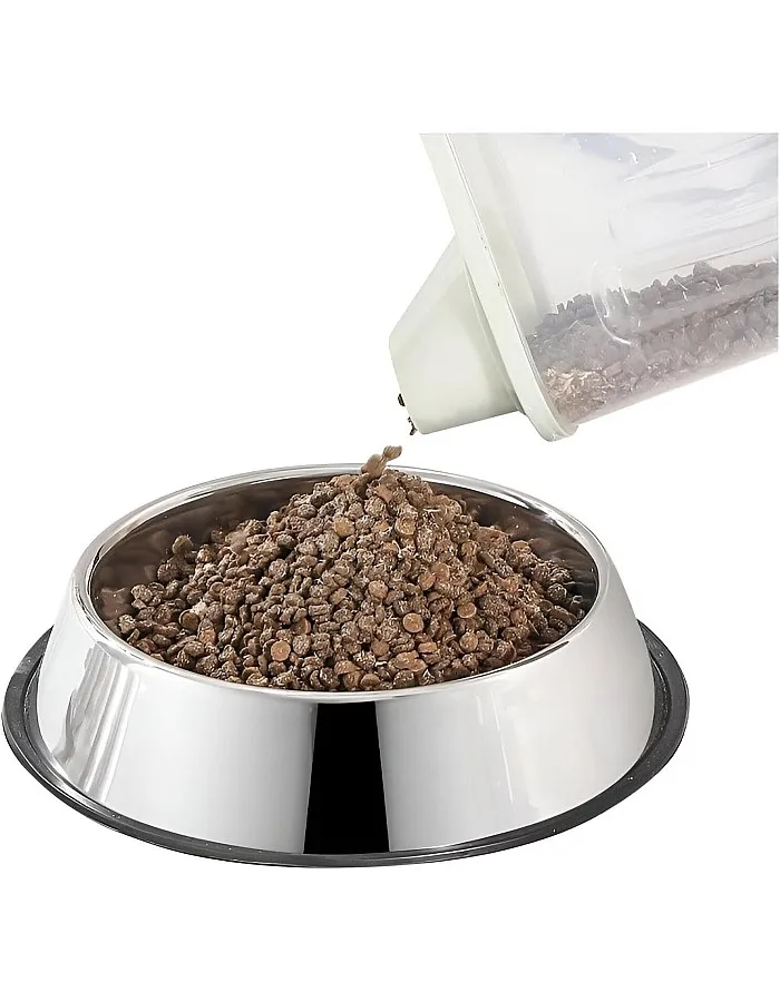 Stainless Steel Animal Feeder - Multi-Purpose Pet Dish for Food and Water, Anti-Slip, Compact Design for Pets, Easy to Maintain, Suitable for Indoor and Outdoor Use (single-eye stainless dish)