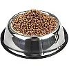 stainless steel food bowel feeder water dish bowl for pet dogs cat (18cm)