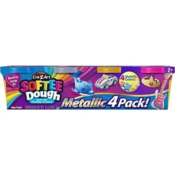 Cra-Z-Art 36089INT Metallic Art Putties 4-Pack