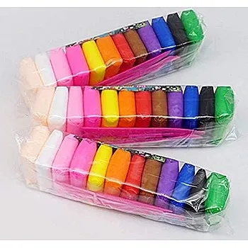 Pack of 36 Air Dry Clay, Colorful Children Soft Playing Clay with 3 Tools, Creative Art & Crafts Clay, Craft Materials for Decoration Items & for Improving Kids Skills