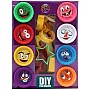 5D PLAY DOUGH SET, 8 COLORS AND TOOLS, DIY ANIME PARTY SUPPLIES (SET OF 19)