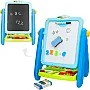 ColorBaby 47987 Good Idea 2-in-1 Children's Magnetic Whiteboard, 36 x 26 x 42 cm, Chalks, Markers, Letters and Numbers, Holders and Eraser, Gift for 3 Years Girl, Children's Chalkboards, Educational