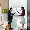 Dry Erase Whiteboard Sticker Wall Decal, 200 X 45 CM Self-Adhesive White Board Peel Stick Paper to Do List with one Color Water-Based Pen for School, Office, Home, Kids Drawing