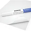 Dry Erase Whiteboard Sticker Wall Decal, 200 X 45 CM Self-Adhesive White Board Peel Stick Paper to Do List with one Color Water-Based Pen for School, Office, Home, Kids Drawing