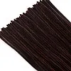 TOAOB THE ONE AND ONLY BABY 100pcs Pipe Cleaners Bulk Craft Supplies Brown Chenille Stems 6mm x 12 Inch Fuzzy Pipe Cleaners for DIY Art Crafts Decorations