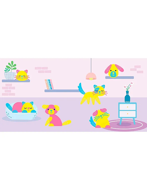 AVENIR Stamp & Match Create Pet