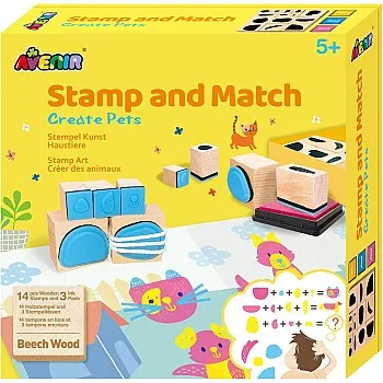 AVENIR Stamp & Match Create Pet