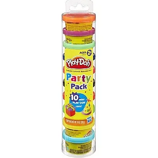 Hasbro Play Dough, 10 Pieces - Multi Color