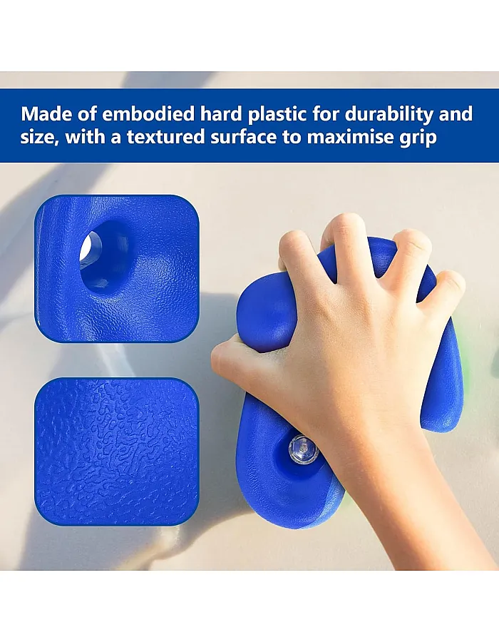 murabba 10pc Climbing Holds for Kids & Prise Escalade Enfant, Colourful Pig Nose Rock Wall Holds, Climbing Frames Set for Indoor Outdoor Playground PlaySet Building with