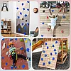 murabba 10pc Climbing Holds for Kids & Prise Escalade Enfant, Colourful Pig Nose Rock Wall Holds, Climbing Frames Set for Indoor Outdoor Playground PlaySet Building with