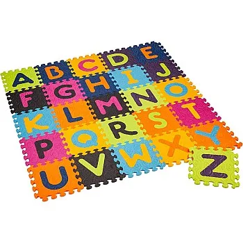 B. Toys ABC Puzzle Mat Baby Toy - Letter Play Mat, Play Mat, Foam Mat - for Children from 0 Months, Non-Toxic (26 Pieces)