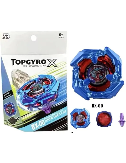BattleKid Bey-BladeX BX-00 DRAN Brave S6-60V Xtreme Gear X-Series Bey Set with Strong Winder Launcher – High- BB312b -Speed Spinning Top for Exciting Battles and Competitive Play