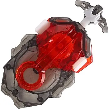 Battling Tops Burst Launcher B-184,L/R Two-Way Launcher,DB Layer System Pull-Wire Launcher (Red)