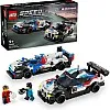 LEGO Speed Champions BMW M4 GT3 & BMW M Hybrid V8 Race Car Toys for 9 Plus Year Old Boys & Girls, Buildable Model Vehicles with 2 Driver Minifigures, Kids' Bedroom Decoration, Birthday Gift Idea 76922