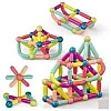 Magnetic Building Sticks - Creative STEM Toy for Children Ages 3+, 42 Pieces to Construct 3D Models, Boost Concentration and Cognitive Development
