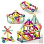 Magnetic Building Sticks - Creative STEM Toy for Children Ages 3+, 42 Pieces to Construct 3D Models, Boost Concentration and Cognitive Development