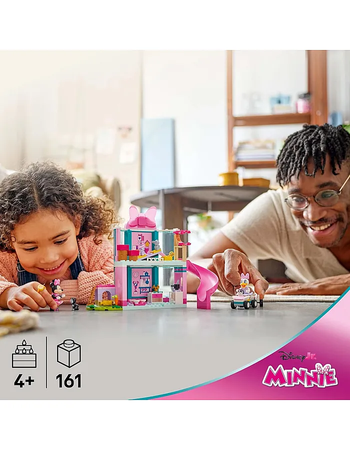 LEGO ǀ Disney Minnie’s Pet Hotel Building Toy with Minnie Mouse & Daisy Duck Mini Dolls, plus 3 Animal Figures - Gift for 4+ Year Old Girls & Mickey Mouse Clubhouse Fans - 43274