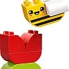 LEGO DUPLO My First Flower & Bee Building Set 30586, 3-in-1 Preschool Toy, 7 Pieces, Ages 1.5+